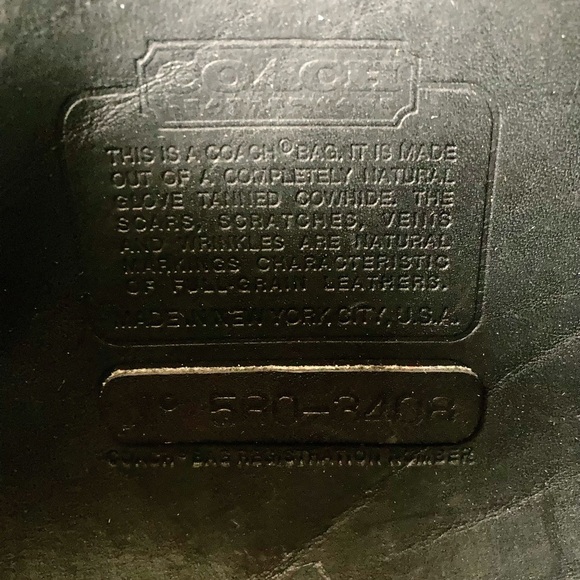 Coach Vintage Basic Bag 9455 Black - Picture 3 of 17